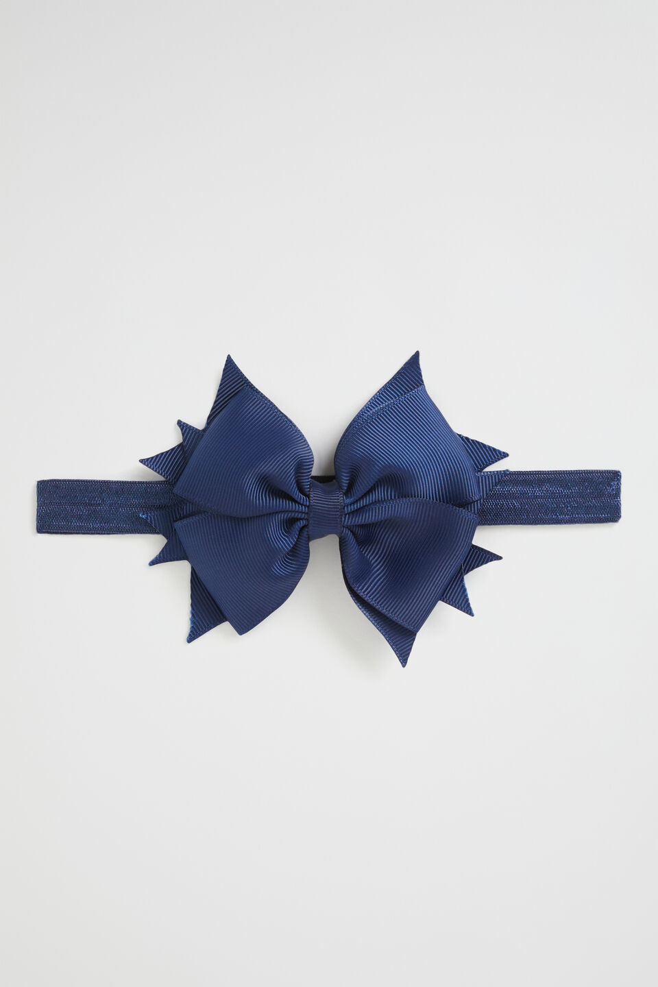 Grosgrain Bow Headband  Navy