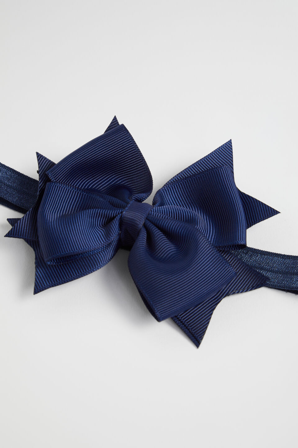 Grosgrain Bow Headband  Navy