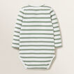 Novelty Stripe Rib Bodysuit    hi-res