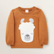 Chenille Llama Knitted Sweater    hi-res