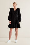 Wrap Front Frill Dress    hi-res