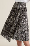 Asymmetric Pleat Skirt    hi-res