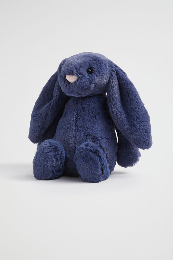 Jellycat Medium Bashful Bunny  Navy  hi-res