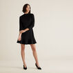 Textured Kick Flare Dress    hi-res