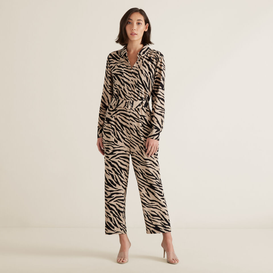 Sketchy Zebra Jumpsuit  