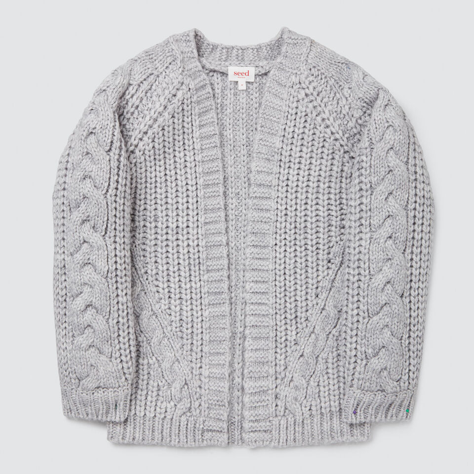 Cable Cardigan  