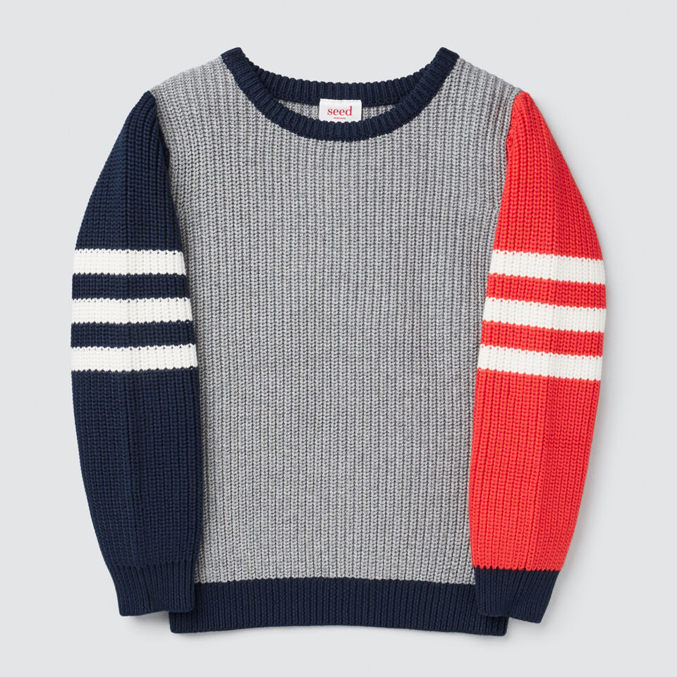 Sporty Stripe Sweater  