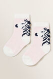 Zebra Socks  Marshmallow  hi-res