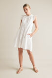 Ruffle Sleeve Cotton Dress    hi-res