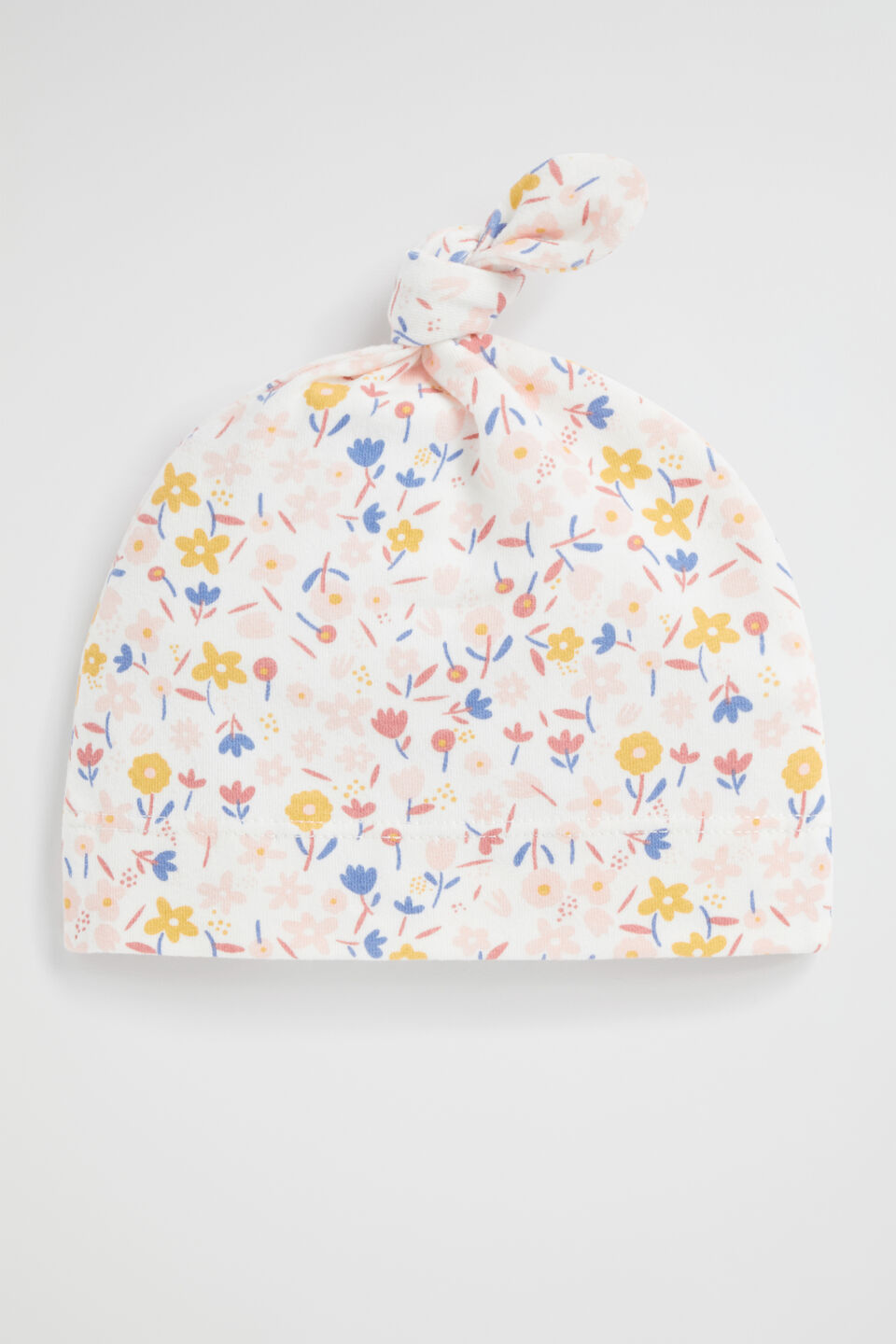 Ditsy Floral Knot Hat  Canvas