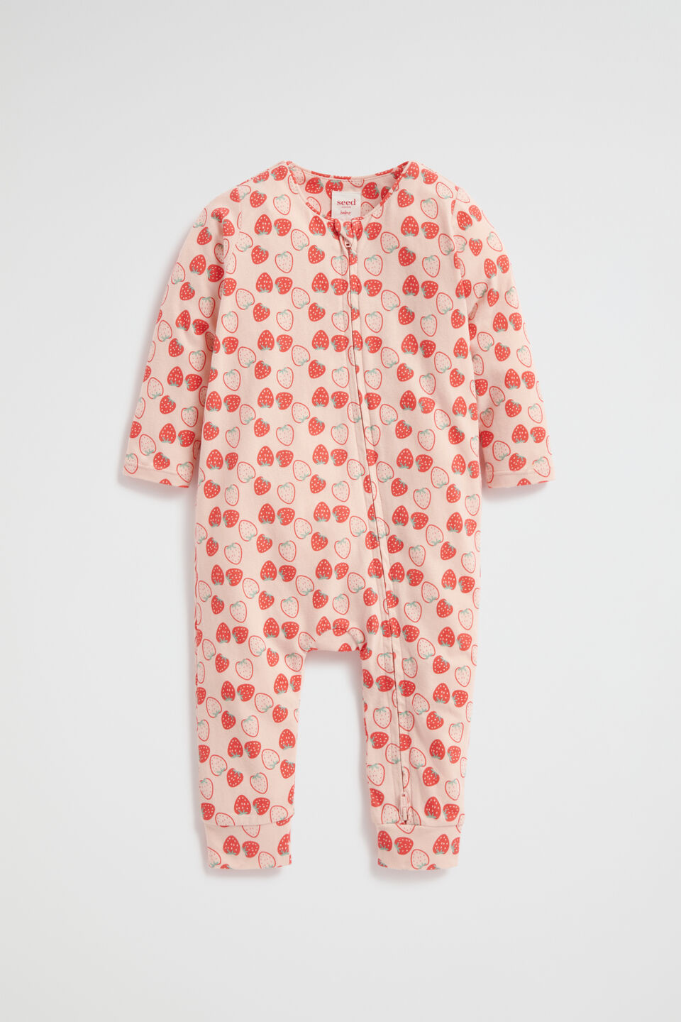 Strawberry Zipsuit  Rosewater
