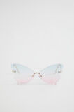 Butterfly Cut Out Sunglasses  Multi  hi-res