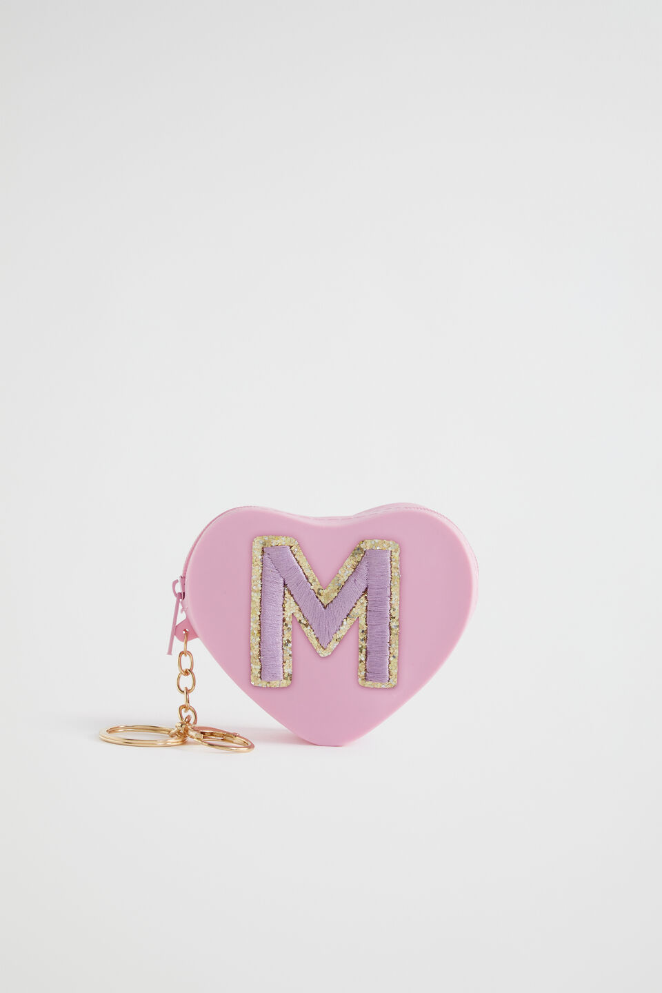 Silicone Initial Keyring  M