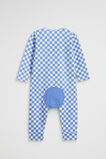 Checkerboard Zipsuit  Bright Bluebell  hi-res