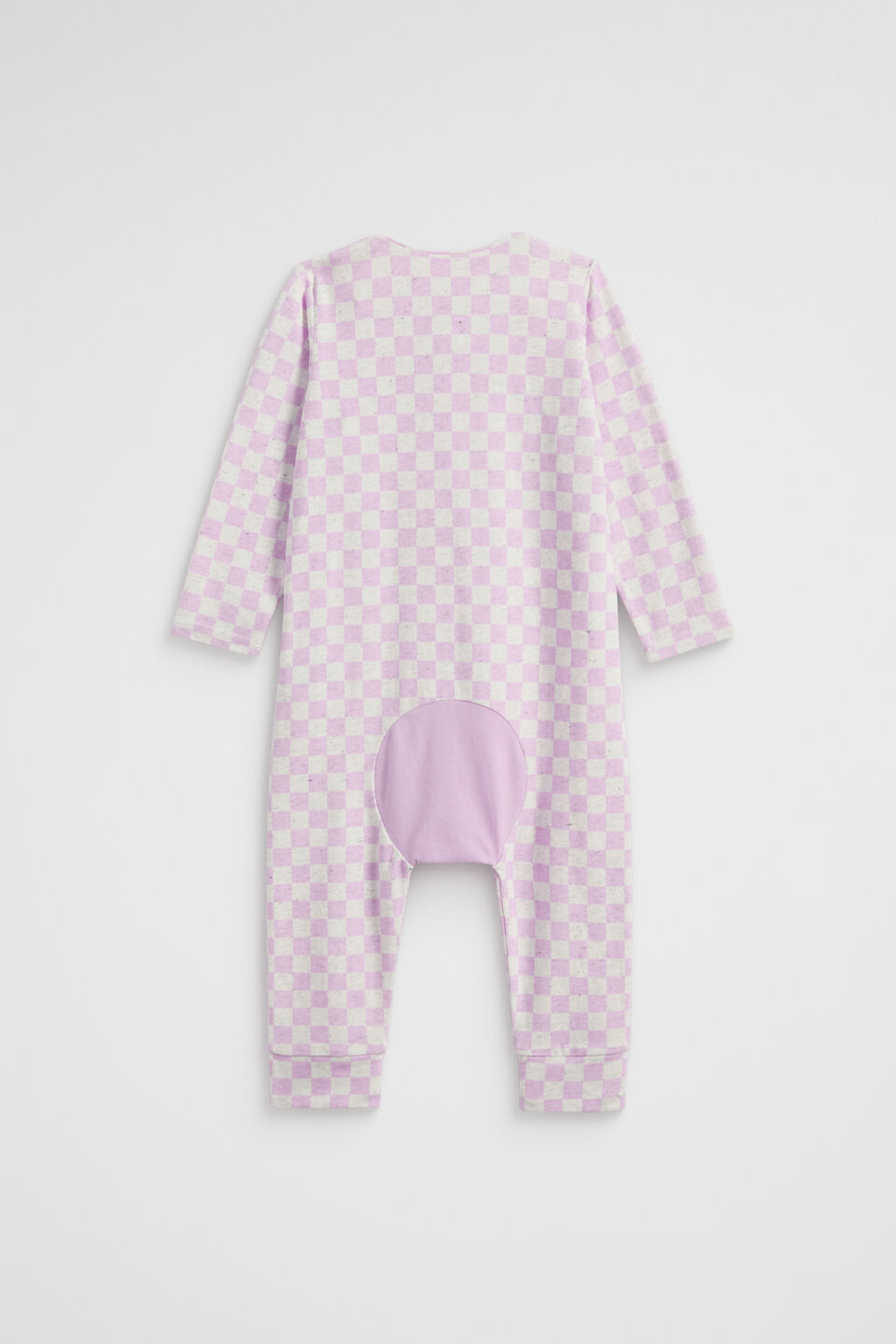 Checkerboard Zipsuit  Lilac