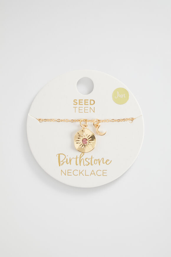 Birthstone Necklace  June  hi-res