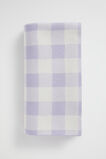 Gingham Knit Blanket  Lavender  hi-res