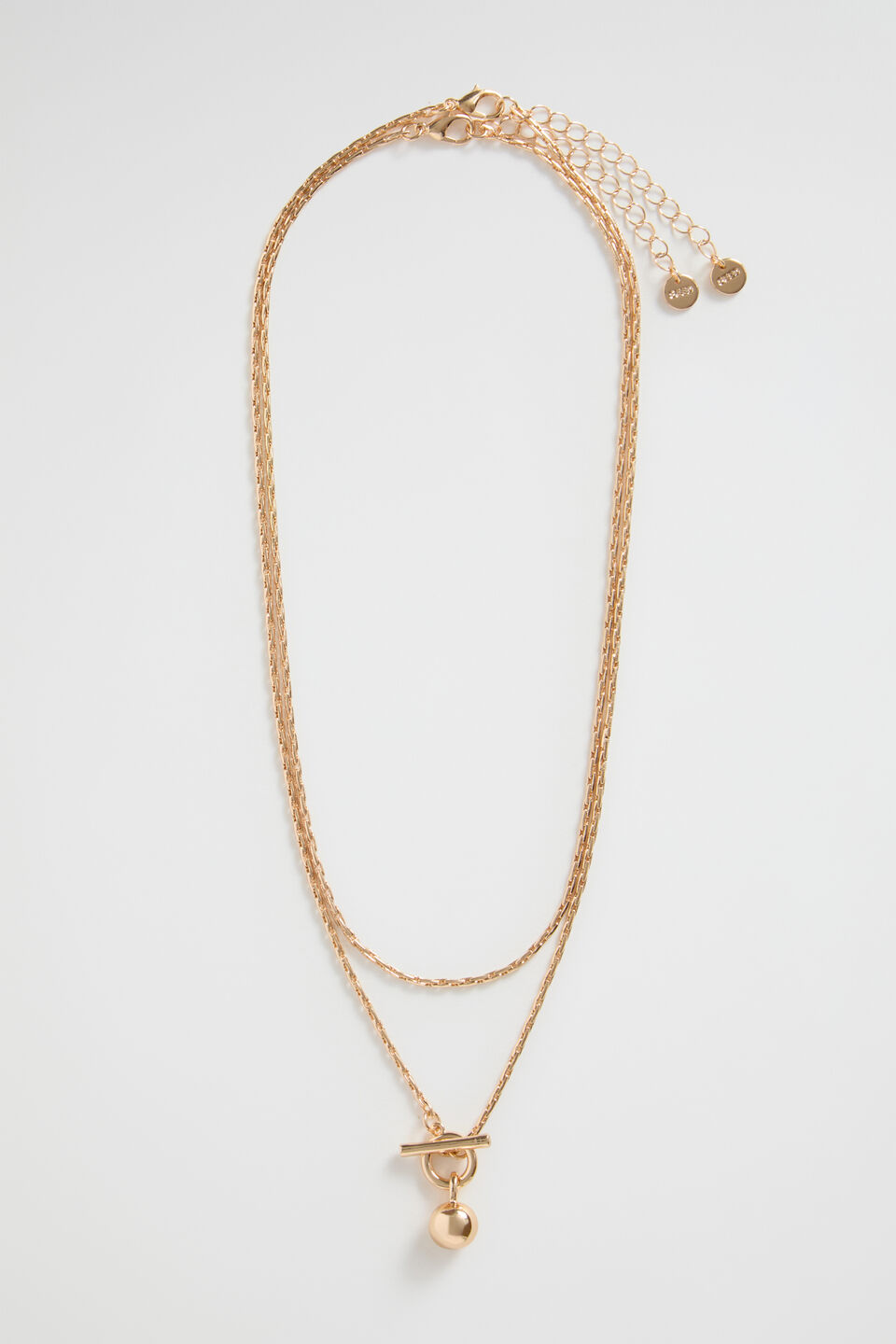Sphere Pendant Necklace  Gold