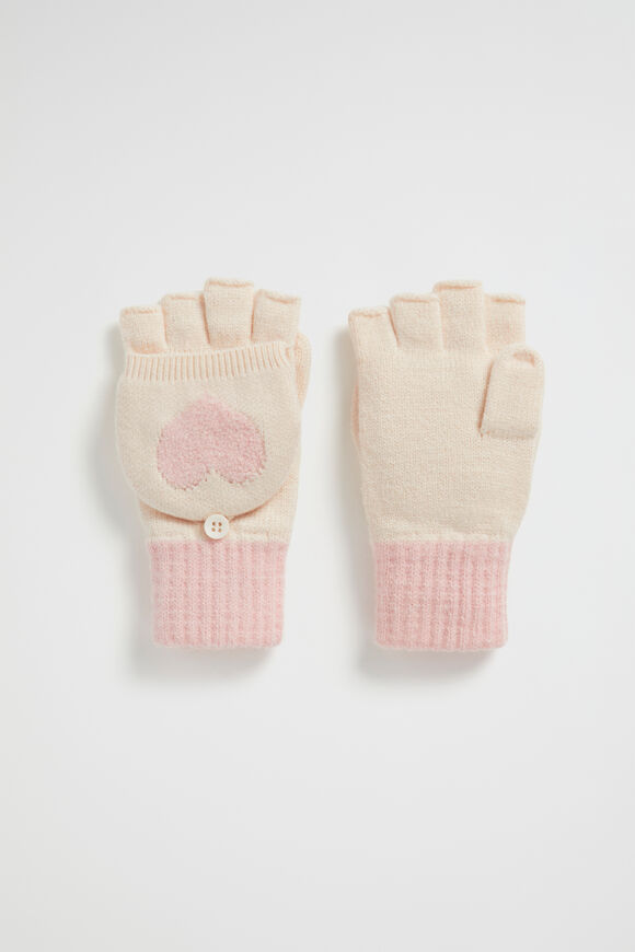 Heart Mittens  Multi  hi-res