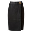 Leather Ponte Skirt    hi-res