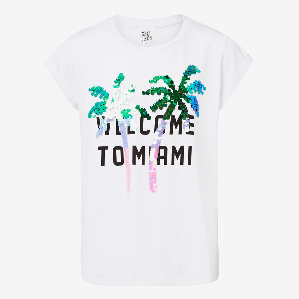 Sequin Palms Tee  1