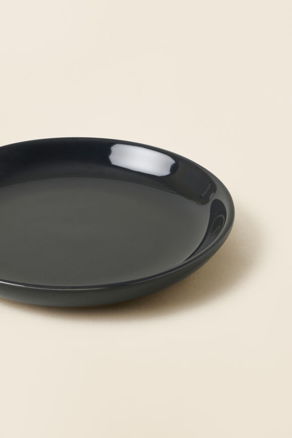Lou Side Plate  Charcoal  hi-res