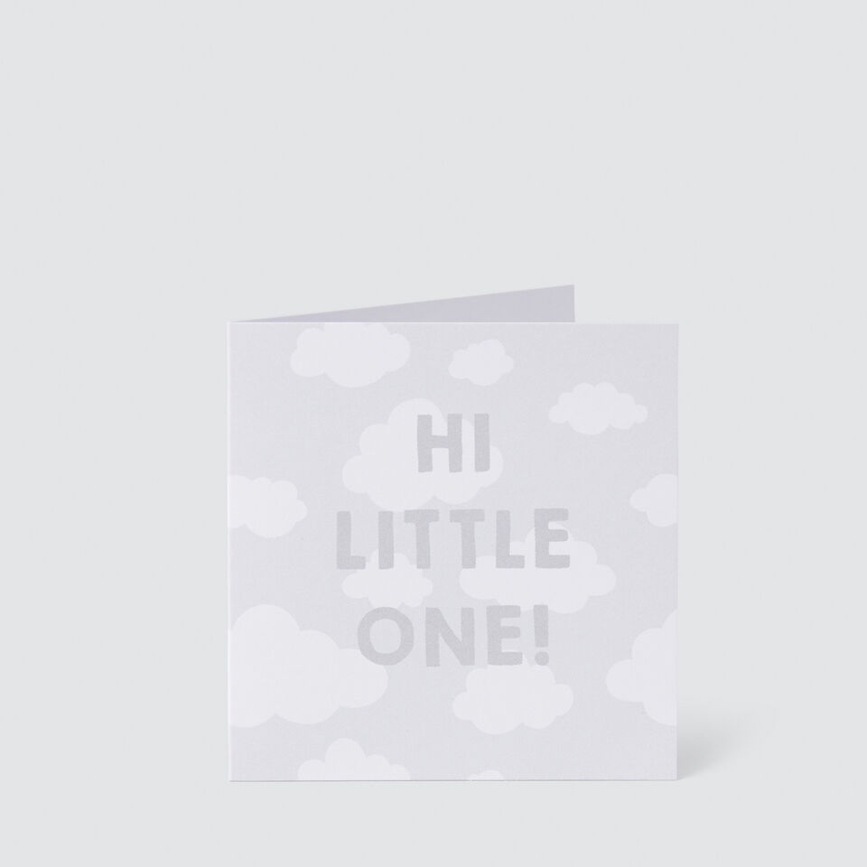 Small Hi Little One Card  