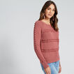 Pom Pom Knit Top    hi-res