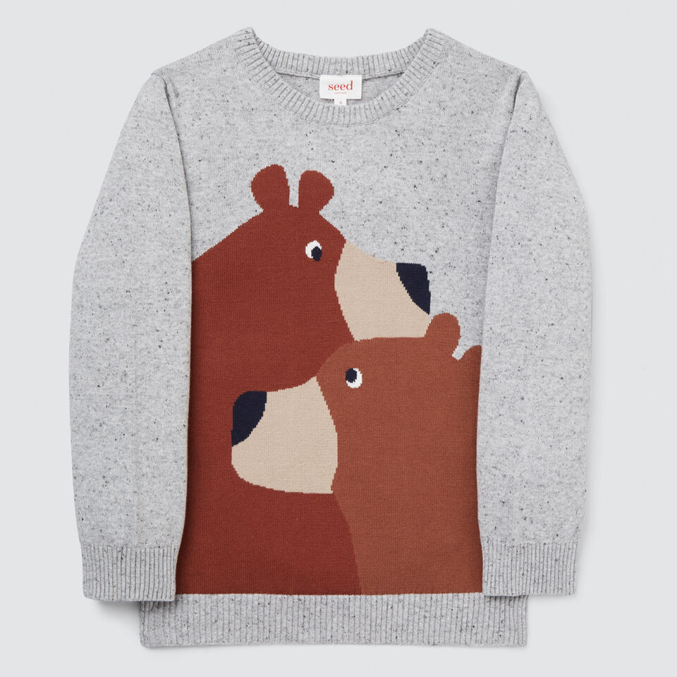 Bears Intarsia Sweater  