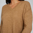 V Neck Plush Sweater    hi-res