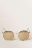 Gold Wire Frame Sunglasses  9  hi-res