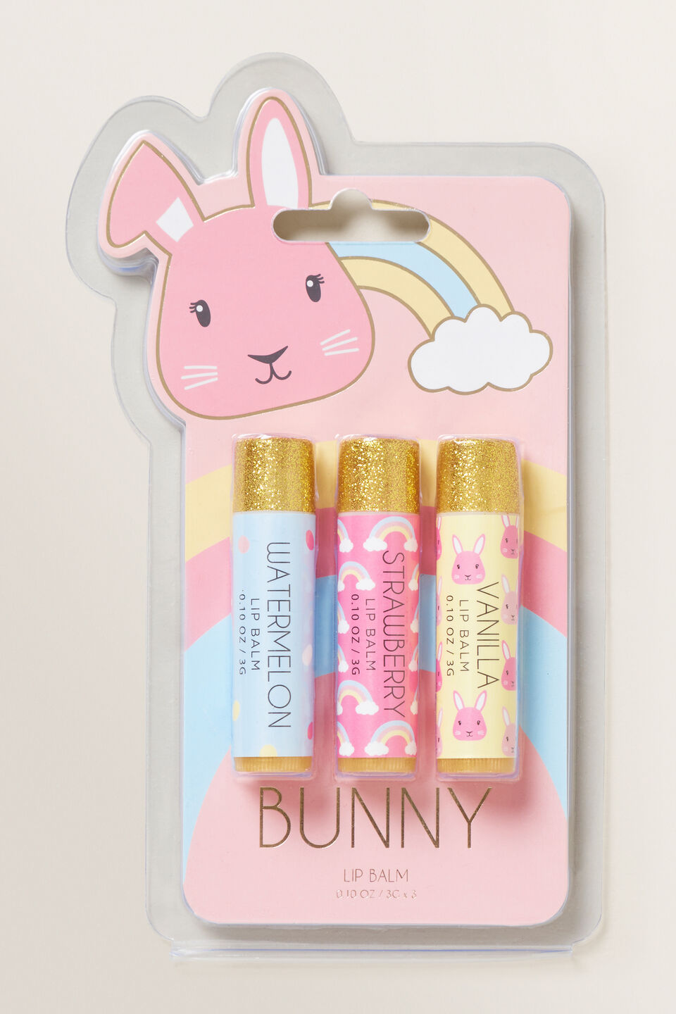 Bunny Lipbalm 3 Pack  