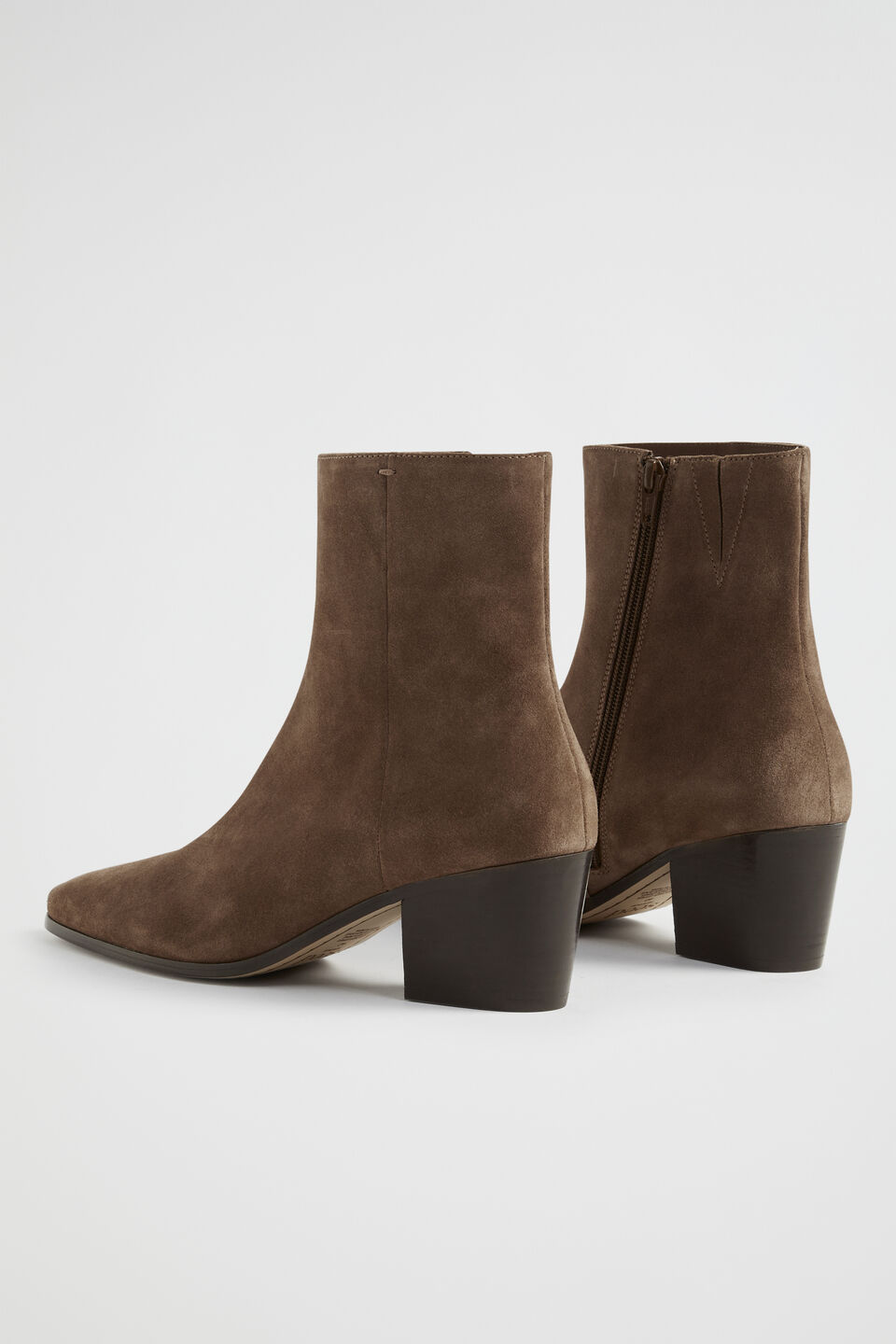 Amber Ankle Boot  Cashew Suede