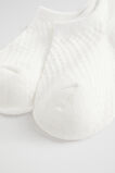 Jacquard Sneaker Sock  Cream  hi-res