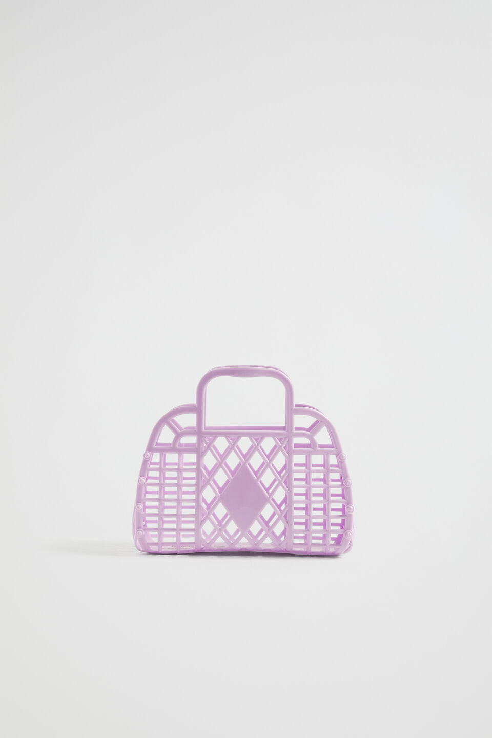 Retro Mini Basket  Lilac