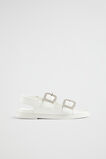 Jewel Moulded Sandal  White  hi-res