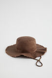 Relaxed Fabric Bucket Hat  Affogato  hi-res
