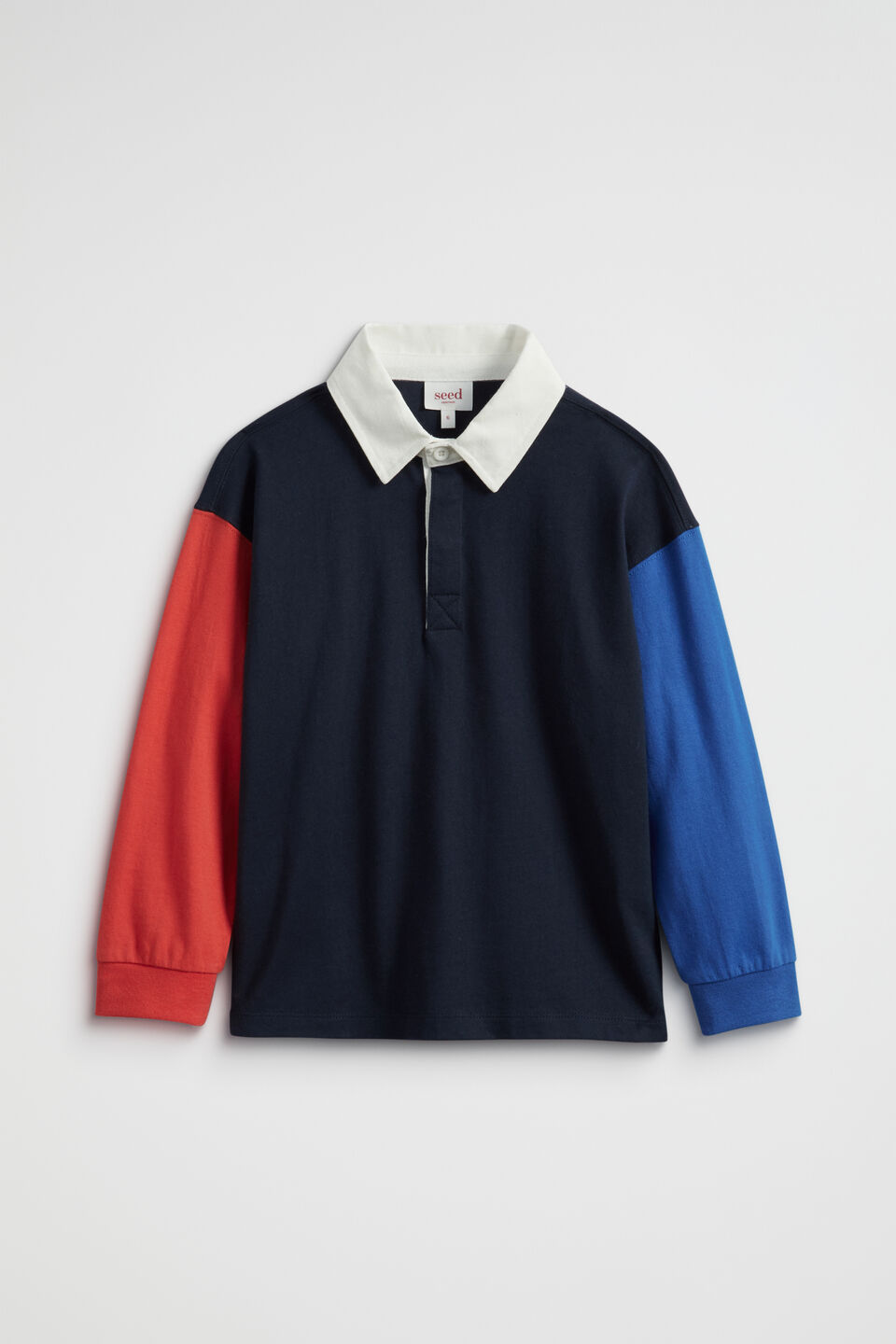 Collared Rugby  Midnight Blue