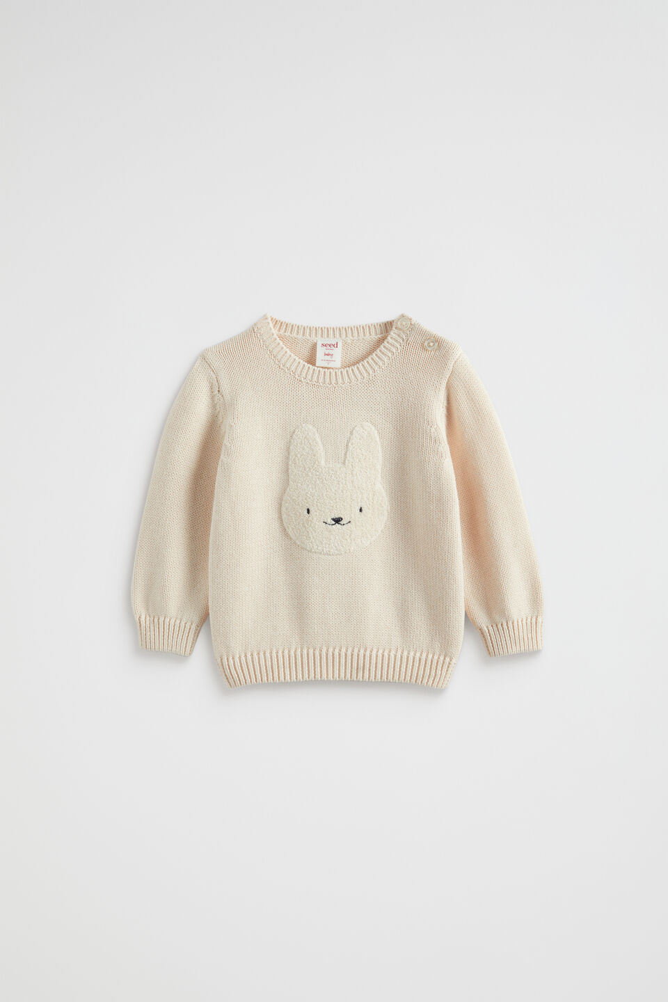 Bunny Knit Sweater  Creme