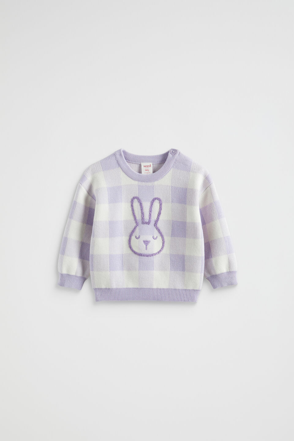 Bunny Knit Sweater  Lavender