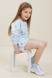 Floral Embroidered Sweater  Baby Blue  hi-res