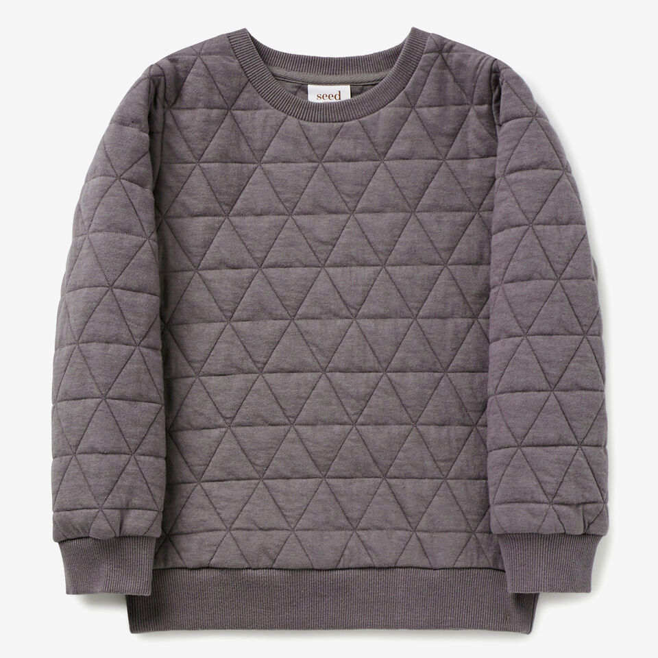 Quilted Sweater  