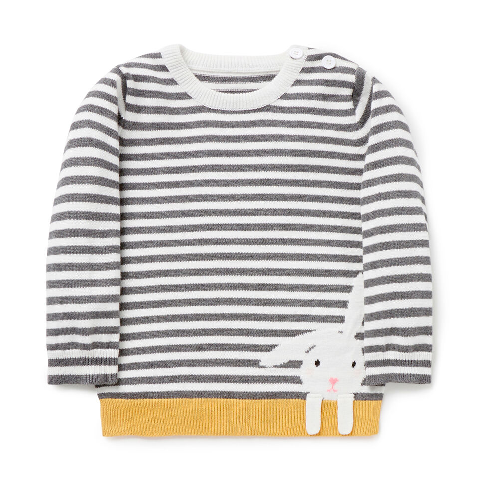 Bunny Stripe Sweater  