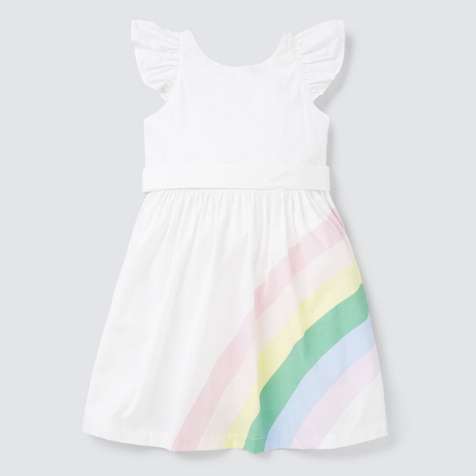 Rainbow Tie-Waist Dress  1