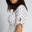 Spotty Bow Sleeve Top    hi-res