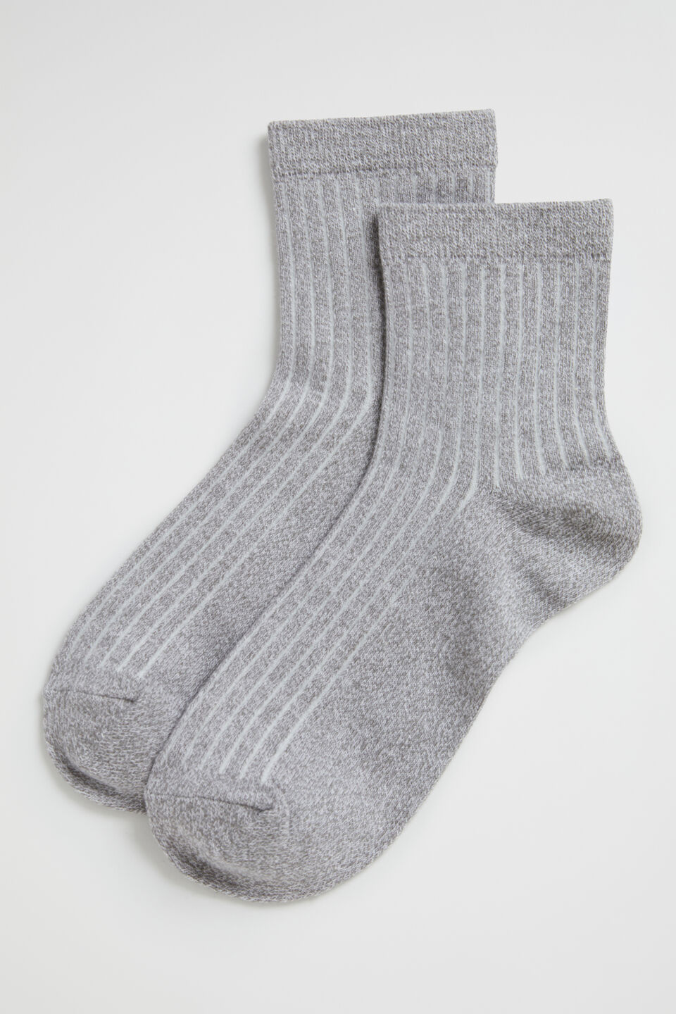 1/4 Crew Socks  Grey