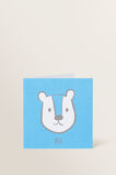 Small Blue Bear Card  Multi  hi-res