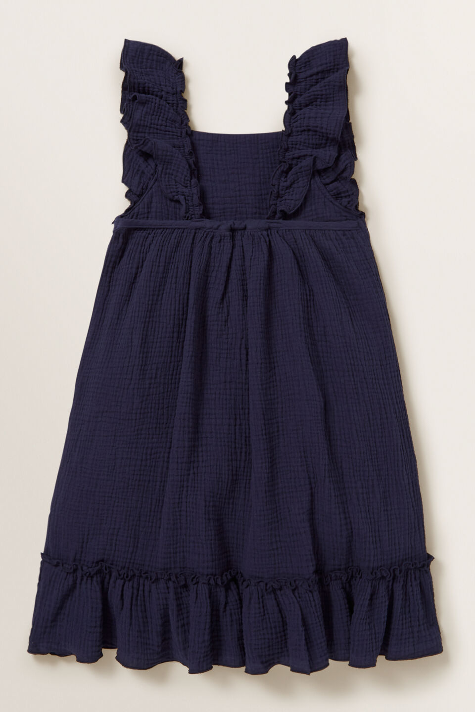 Cheesecloth Frill Dress  