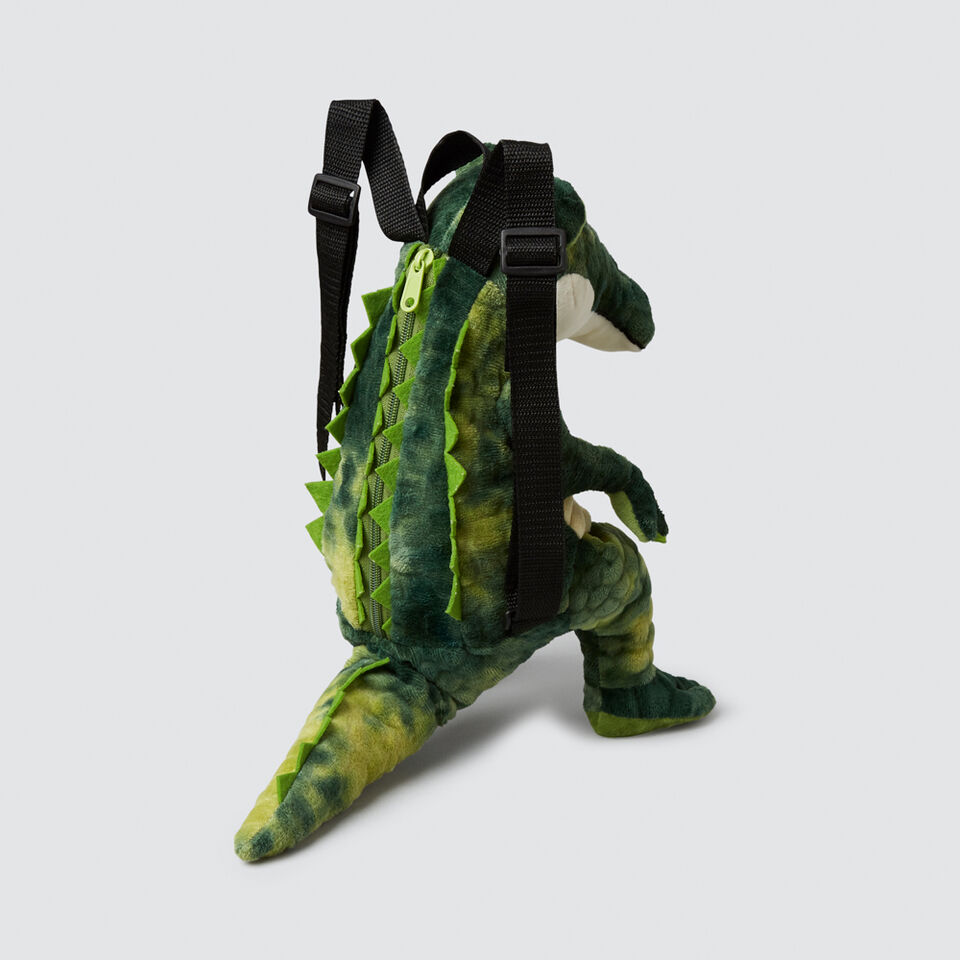 Plush Crocodile Backpack  