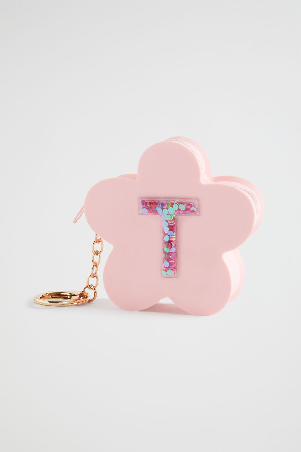 Silicone Initial Keyring  T